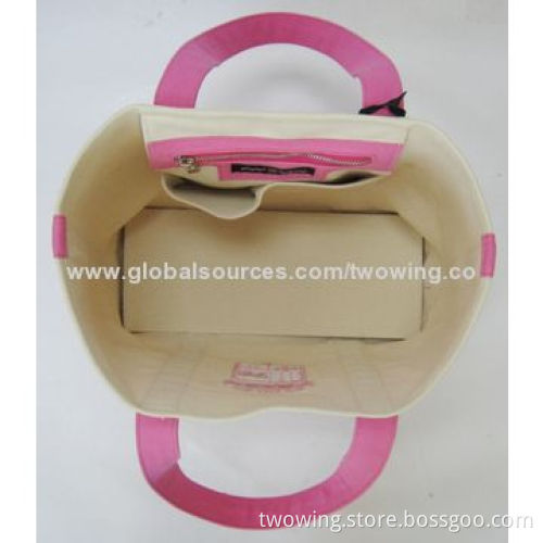 Tote Bag with Cotton Canvas Fabric, Canvas Webbing